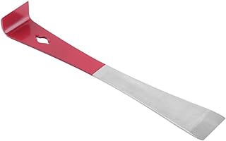Beehive Scraper, Stainless Steel Beehive Scraper Beekeeping Tool Honeycomb Lifter Beekeepers Pry Equipment Red Handle