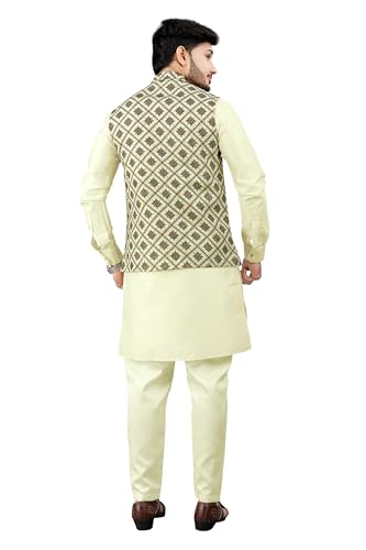 Image of Trustous Traditional Men's Kurta Koti Set (3 PCS SET)