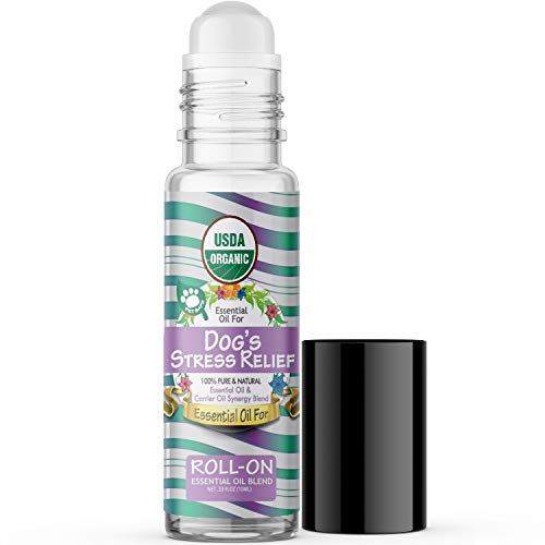 Essential Oil for Dogs Stress Relief (USDA Organic - 100% Pure) Pre-Diluted Blend of Essential Oils Recommended by Aromatherapists for Aromatherapy - 10ml Essential Oil for Dogs Stress Relief (USDA Organic - 100% Pure) Pre-Diluted Blend of Essential Oils Recommended by Aromatherapists for Aromatherapy - 10ml