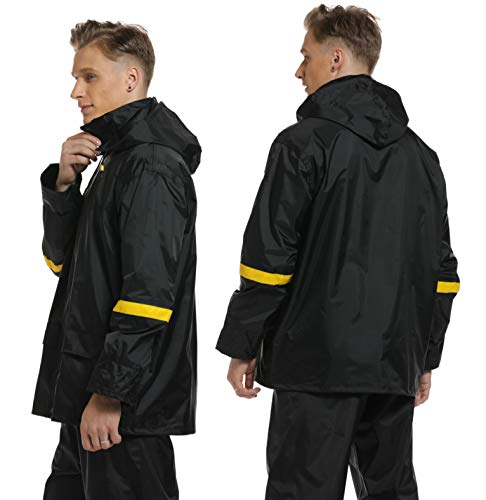 image for Ourcan Rain Suits for Men Fishing Rain Gear for Men Waterproof Lightwe