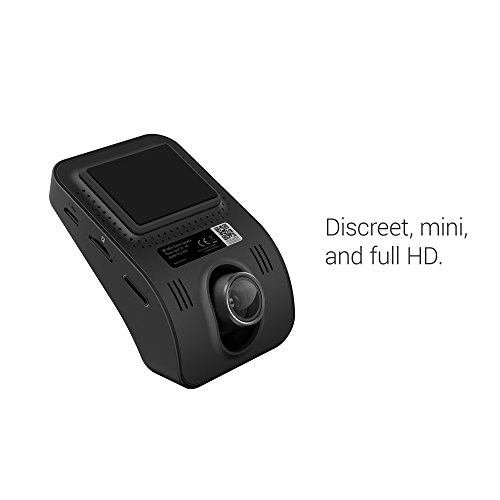 Image of YI Mini Dash Cam, 1080p FHD Dashboard Video Recorder, Wi-Fi Car Camera with 140 Degree Wide-Angle Lens, Night Vision, G-Sensor, 2 inch LCD Screen, Loop Recording