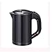 Produktbild GJJSZ Tragbarer Wasserkocher Wasserkocher Isolierung Edelstahl Haushalt automatische Abschaltung,schwarz,0,6 l