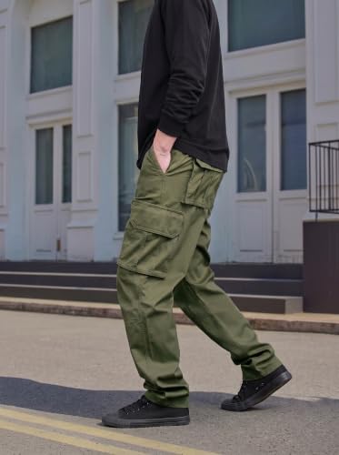 Image of Amazon Brand - INKAST Men Multi-Pocket Cargo Pants Casual Fit Trousers Stylish Cargo Trousers
