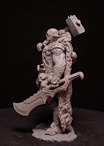 Figura de Resina Orc Anciano 1/24 75mm sin pintar miniatura 2