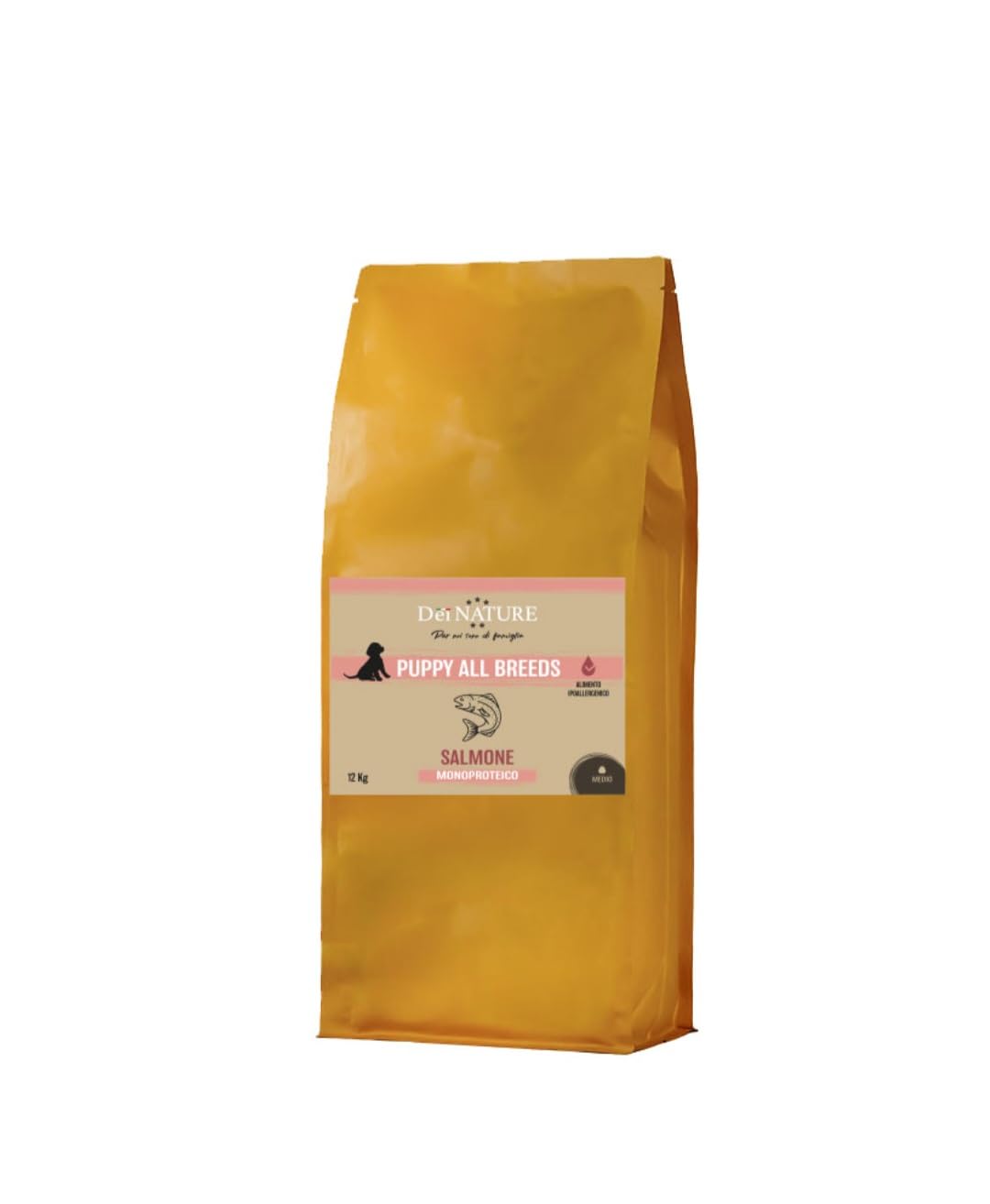 Pienso para cachorros, todas las razas, monoproteico al salmón, hipoalergénico, 12 kg