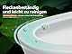 HOROW Wand WC Spülrandlos Toilettenschüssel - Hänge Toiletten mit 360° Einloch Superspin,WC Sitz mit Absenkautomatik, Weiß, 53 cm lang