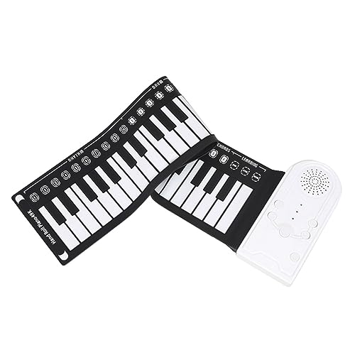 Alasum シリコン製鍵 折りたたみ式電子キーボード アップピアノ ポータブル設計で持ち運び便利 手触り快適 耐久性あり 家族や友人と音楽を楽しむ クラシックピアノ練習 初心者向け