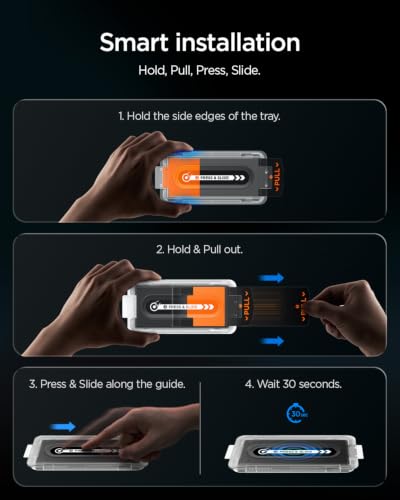 Image of Spigen GlasTR EZ FIT Pro Screen Protector for Galaxy Z Fold 8 Ultra, Fold 7 | 9H+ Tempered glass, Scratch resistance, Auto-align tray, Lab-tested 100% clarity, Original touch, Case-friendly, 2 Pack