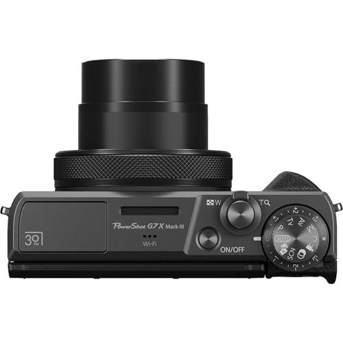 Image of Canon PowerShot G7 X Mark III Camera (Graphite Limited Edition) Bundle | Anniversary Edition | For Vlogging & Travel + 64GB Memory Card + Camera Bag (7563C016)