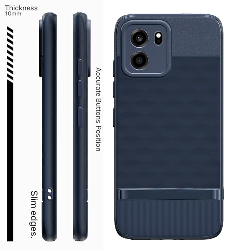 Image of Outlouders Back Cover for OnePlus Nord CE 6 5G | Full Camera Protection | TPU Soft Flexible Shockproof Bumper Case (Blue)