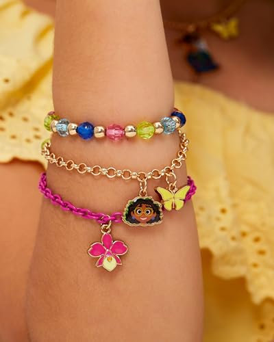 Bracelet de perles Disney ajustable et interchangeable avec 2 breloques