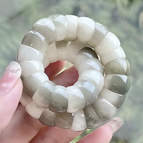 Image of Natural Bodhi Seed Mudi Bracelets for Women Men Anxiety Fidget Bracelets Protection Healing Stretch Bodhi Seeds Fidget Bracelet Stress Relief Idea Gift for Adults