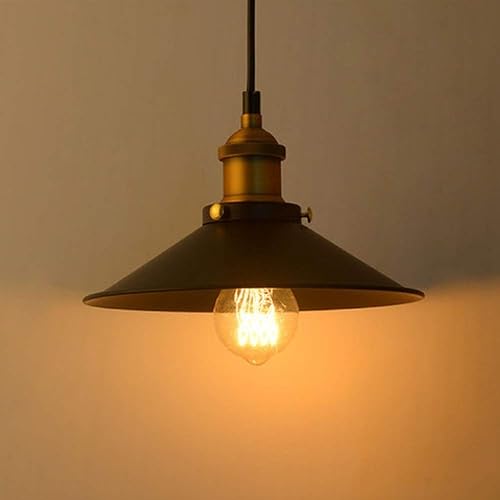 Miniatura 2 de Lámpara de araña negra industrial vintage, lámpara de techo colgante retro para cocina, comedor, cafetería y loft