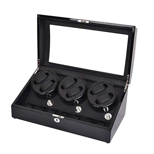 CAPXXIN Caja de bobinador de relojes 6 + 7, caja de cuerda automática mecánica, caja de reloj giratoria, caja de reloj, caja de reloj, C necesario