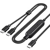 Puissance de 140 W : rechargez des appareils à forte consommation d'énergie tels que MacBook Pro, iPad et smartphones à une vitesse fulgurante grâce à ce câble de recharge USB C de 140 W. Le câble de recharge USB C prend en charge la technologie USB PD 3.1 Extended Power Range (EPR) pour une alimentation fiable et puissante des appareils exigeants en performances.