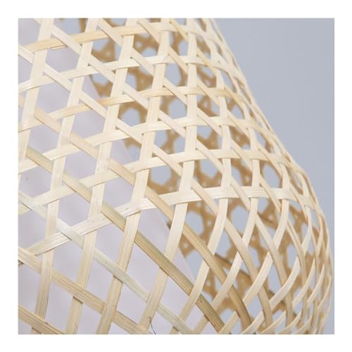 Lustre bambou fait main suspension rustique haut de gamme - 3