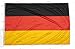 Produktbild Domina Pubblicità Deutschlandfahne 150x100 cm aus nautischem von 115 g/m2, professionelle Deutschland Flagge mit Seil, Doppelnaht außen und Gurtband-Verstärkung