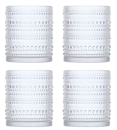 Fortessa Orbetto Outdoor Double Old Fashioned Beverage Cocktail Glass 4 Pack, 10.5 ounce, Clear by Fortessa - Used condition - Image 3