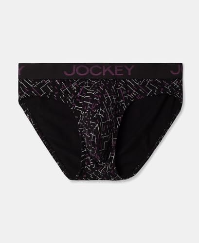 Image of Jockey FP22 Men Super Combed Cotton Elastane Stretch Printed Brief with Ultrasoft Waistband (Prints May Vary)