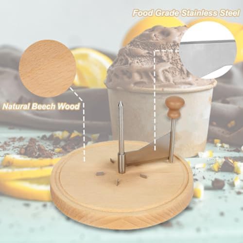 Chiffonnette à Fromage Moine et Chocolat Inoxydable pour la Table