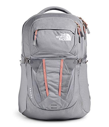 The North Face Women's Recon Backpack, Meld Grey Dark Heather/Pink Clay, One Size