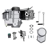 🔥【Système d'allumage CDI et réservoir de carburant extra-large】: moteur 125CC adopte l'allumage CDI, ce qui améliore la fiabilité de l'allumage, et le réservoir de carburant peut contenir (30,43 oz.) Empêche les fuites de liquide, pour que vous puissiez profiter pleinement de votre trajet.