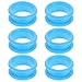 6pcs Scissor Ring Pet Rings Grooming Scissors Barber Hair Shear Finger Inserts Hair Accesories Scissors Finger Protectors Anti-skid Scissor Finger Ring Scissor Handheld Ring Cover