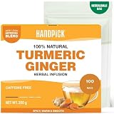 HANDPICK Tisana Zenzero e Curcuma, 100 Tisane Bustine