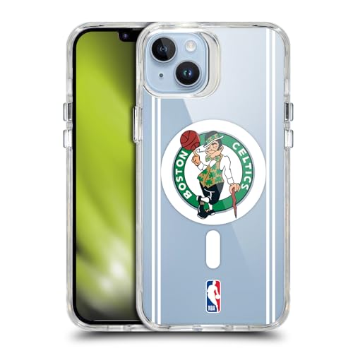 Head Case Designs sous Licence Officielle NBA Texte Design Vert Boston Celtics Logo Étui Antichoc [Protection de Qualité Militaire] Compatible avec iPhone 14...
