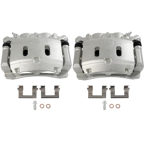 Image of SCITOO 19B3339 19B3338 Front Left & Right Disc Brake Calipers Assembly w /Bracket for Infiniti for QX56 /For QX80,for Nissan for Armada /for Titan