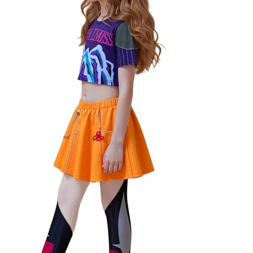 VNNOPG Singers Outfit Idol Stage Group Costumes Carnival Uniform Role Play Outfits 140 Yellow