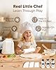 Wooden Safe Real Cooking Tool Set for Kids Toddler Teen – Montessori Kitchen Accessories & Utensils for Little Chef, with Children Proof Knife & Baking Kit, Youth Friendly Culinary Kit for Girl & Boy #3