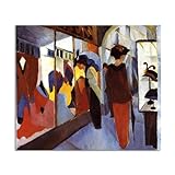 Décoration murale encadrée Impression sur toile prête à accrocher avec crochets inclus;Impression giclée HD moderne sur toile;résistante à l'eau;aux UV;à la décoloration et à l'usure