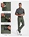 Men's Classic Fit Stretch Golf & Dress Pants 32'' - All-Day Comfort Performance Pants for Travel, Business Casual & Work Yellow Olive, 32W x 32L