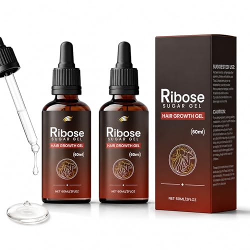 2-Deoxy-D-Ribose Sugar Gel 60ML Gel Ribose Sugar for Hair Growth 2 Pcs