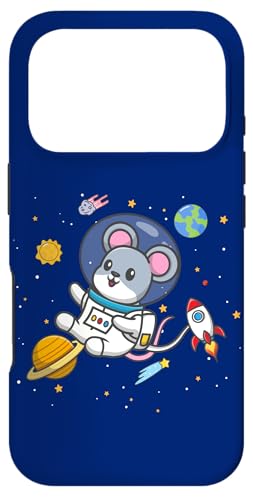 Funny Kawaii Kids Space Astronaut Pet Rat Lover �X�}�z�P�[�X iPhone 17 Pro �p