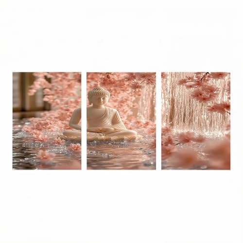 Diamond Painting Zen Full Drill Peinture Numero Adulte Fleur 40x60
