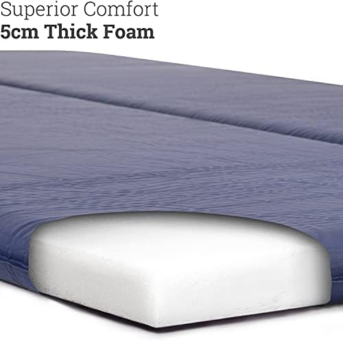 Trail Double Self Inflating Camping Mat Inflatable Sleeping Roll Mattress 5cm Thick