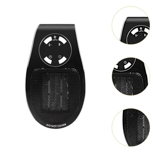 Portable Heater Low Noise Space Heater Mini Heater for Living Room Home Dorm Black | Home Improvement | Heating Cooling & Air | Space Heaters 6 41hmikVggML