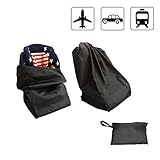 UNIVERSELLE GRÖSSE: Die größe der gate check-tasche beträgt 86 * 43 * 43 cm (33,8 * 16,9 * 16,9 Zoll) und ist für die meisten babyschalen geeignet