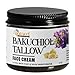 Beef tallow face cream with 2% Bakuchiol oil- Handmade NON GREASY anti aging tallow for skin- face moisturizer, Natural retinol- eczema cream, anti wrinkle, fine lines (Unscented/herbal)