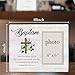 CIANMGD Baptism Picture Frame, Baptism Gifts for Boys, Christening Gifts for Girls, Catholic Baby Gift Wood Photo Frame, 4 x 6 Inch Photo