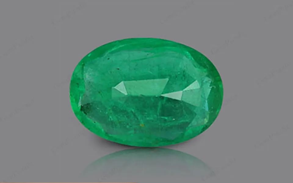 Esmeralda verde de 8.25 ratti gema ovalada panna natural sin tratamiento térmico 4