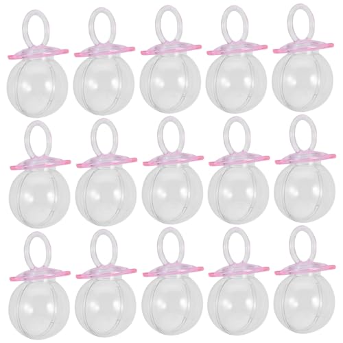 PartyKindom Mini Baby Pacifier Boxes Candy Cases 20pcs Baby Shower Candy Treats Holders Design