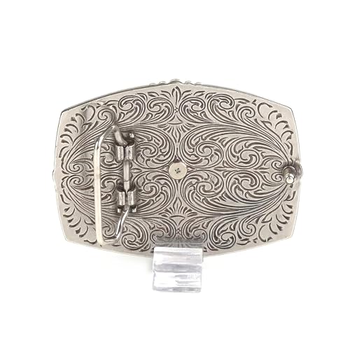 Hebilla rectangular Ariat con cordon de cuerda estilo rodeo unisex 5