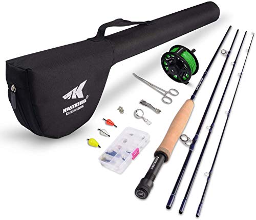 KastKing Emergence Fly Fishing Combo,4 Wt,8ft 6in, Half Handle ,Rod (8+1),3 or 4 Reel KastKing Emergence Fly Fishing Combo,4 Wt,8ft 6in, Half Handle ,Rod (8+1),3 or 4 Reel