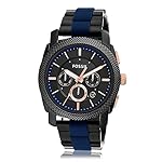 Fossil-Analog-Black-dial-men-Watch-FS5164-Stainless-Steel-Multicolor-Strap