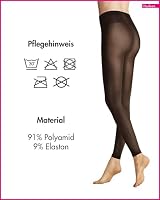 Hudson Damen Leggings Micro 50 hautfreundlich 50 den Dunkelbraun 44/46 – Ansicht 3