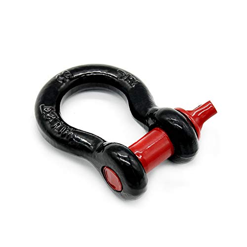 Yorten Conjunto de 2 acessórios de reboque para reboque de manilha de anel D, isolador de manilha pa