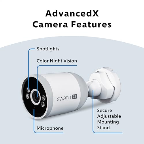 Swann AdvancedX 4K PoE NVR Security Camera System, 8 Bullets, 16 Channel - image 8